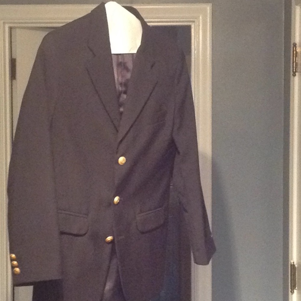 Claiborne boy size 12 Navy sport coat
